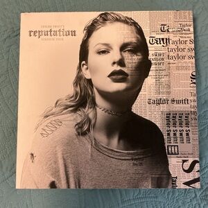 Taylor Swift Black and Gold Reputation Tour Collage Plaque